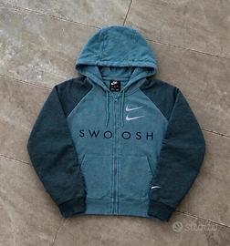 Felpa Nike Swoosh grigia taglia S