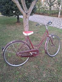 bicicletta da donna freni a bacchetta funzionante 