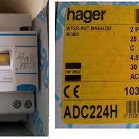 interruttore salvavita Hager ADC224H