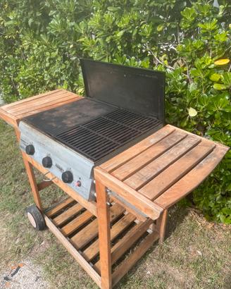 Barbecue a gas 3 fuochi 50€.