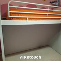 Letto soppalcato scorrevole