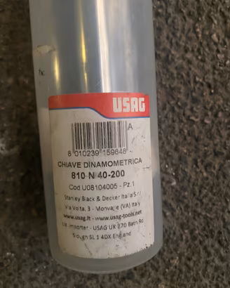 Chiave dinamometrica USAG 810N 40-200 att1/2”