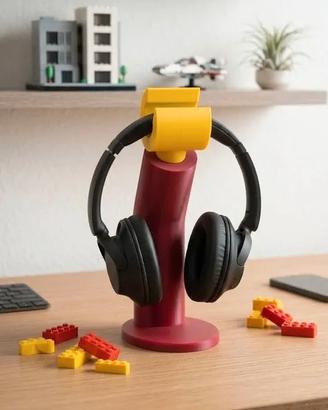 Porta Cuffie Design Braccio Lego - Supporto Cuffie