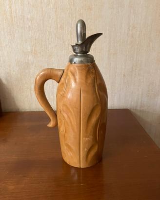 Thermos vintage in legno Aldo Tura per Macabo