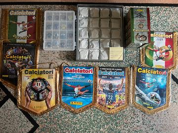 Set calciatori figurine panini e album vuoti