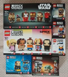 lotto LEGO BrickHeadz 18 pezzi 40676, 75317, 40539
