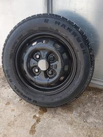 cerchio e gomma HANKOOK da 13"