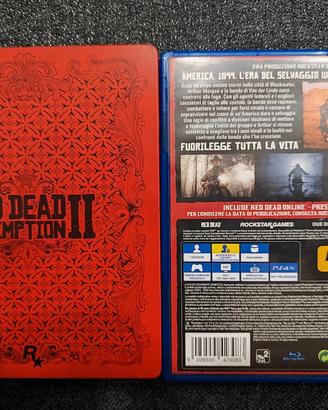 Red Dead Redemption 2 steelbook ps4