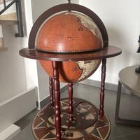 Porta distillati Mappamondo Vintage