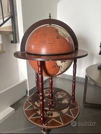 Porta distillati Mappamondo Vintage