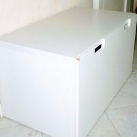 Cassapanca Ikea Smasdat bianca per cameretta