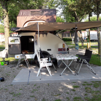 Mini caravan /roulotte Bushcamp tenda da tetto