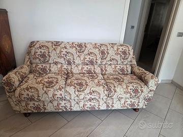 Divano floreale 3 posti 