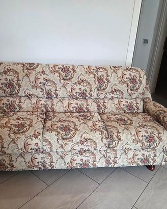 Divano floreale 3 posti 