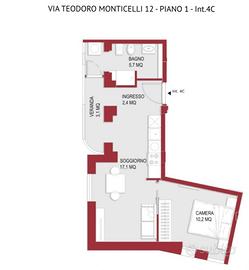 Parioli - Bilocale ristrutturato