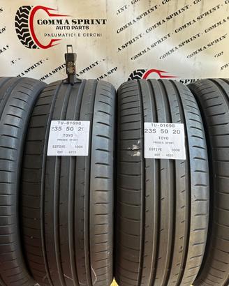 4 PNEUMATICI 235/50 R20 TOYO ESTIVE 85%