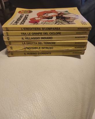Lotto 6 Libri "Il Giallo dei Ragazzi" Mondadori