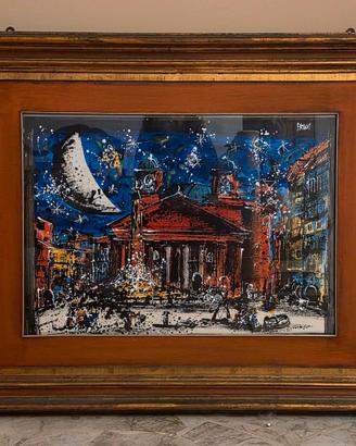 Quadro tecnica mista Gennaro Picinni