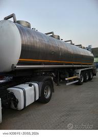semirimorchio cisterna acciaio inox 