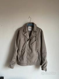Giacca primaverile Zara in grigio chiaro taglia M