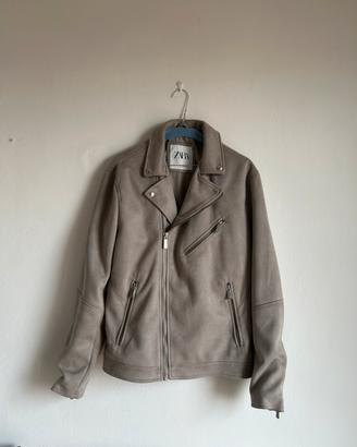 Giacca primaverile Zara in grigio chiaro taglia M
