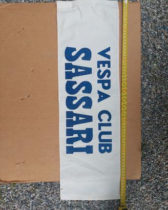 Fascia Vespa Club Sassari originale anni 60