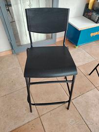 4 sgabelli bar con schienale