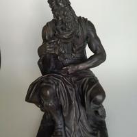 Statua MOSÈ In resina bronzata