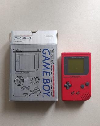 Nintendo Gameboy Console Dmg-01 Boxata Rosso Red F