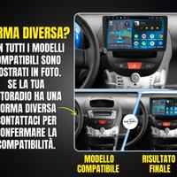 Peugeot 107 | Autoradio android stereo 2 din + KIT