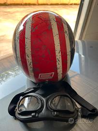 Casco moto vintage