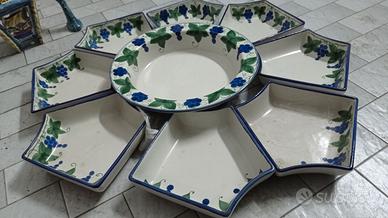 PIATTO DA PORTATA ED ANTIPASTI CERAMICA VIETRESE