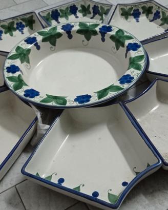 PIATTO DA PORTATA ED ANTIPASTI CERAMICA VIETRESE