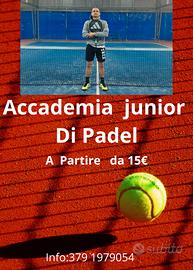 accademia junior di padel