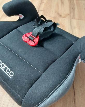 Seggiolino auto rialzo imbottito alzabimbo SPARCO