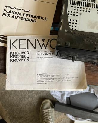 Autoradio mangianastri cassette kenwood