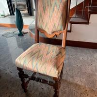 Coppia sedie vintage in legni massello