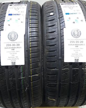 2 GOMME 255 35 20 BARUM A70901