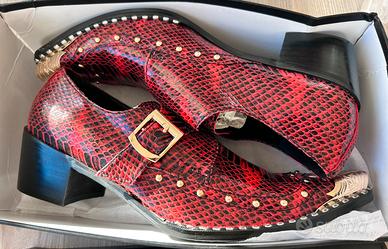 Scarpe da uomo in pelle appuntite