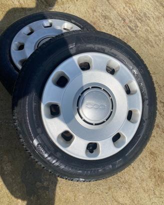 pneumatici per fiat 500 ruote gomme copri cerchio