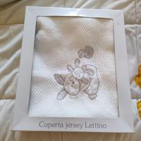Coperta jersey lettino