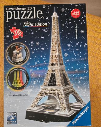 Puzzle 3D Torre Eiffel Night Edition