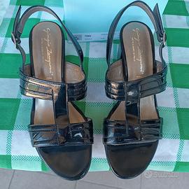 SANDALI ELEGANTE NERI DONNA N36 MEZ