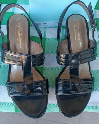SANDALI ELEGANTE NERI DONNA N36 MEZ