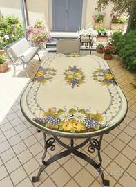 TAVOLO IN PIETRA LAVICA MIS. 200X100 CM. IN ITALIA