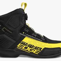 Scarpe Moto SHIMA EDGE FLUO Pelle Imperm. Tg. 44