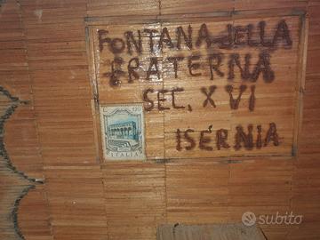 Quadro antico fontana fraterna di isernia 