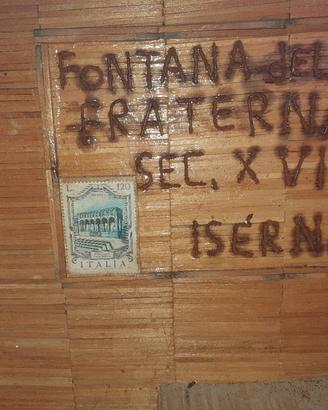 Quadro antico fontana fraterna di isernia 