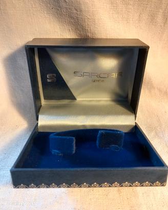 Scatola per orologio Sarcar vintage.