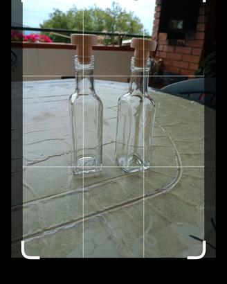 bottigliette di vetro da 100 ml con tappo